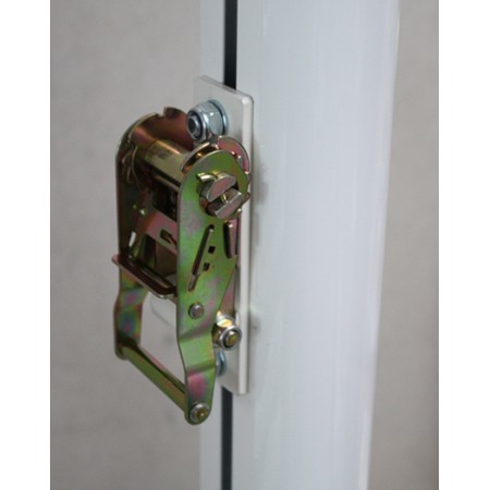 JUEGO POSTES TENIS TRASLADABLES ALUMINIO Ø 90MM