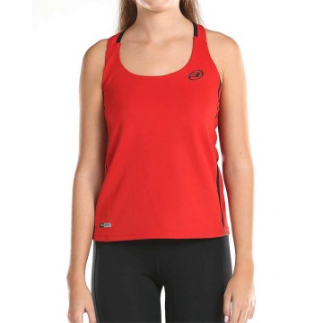 CAMISETA TIRANTES BULLPADEL ORLAS ROJO