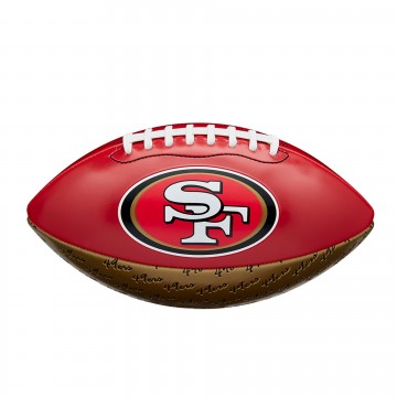 BALÓN FÚTBOL AMERICANO WILSON NFL PEEWEE SAN FRANCISCO