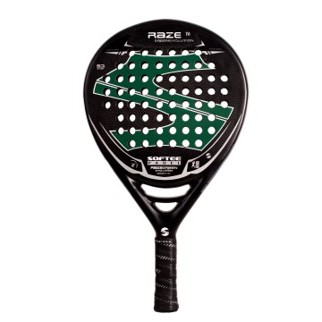 PALA PÁDEL SOFTEE RAZE EVOLUTION GREEN CARBONO