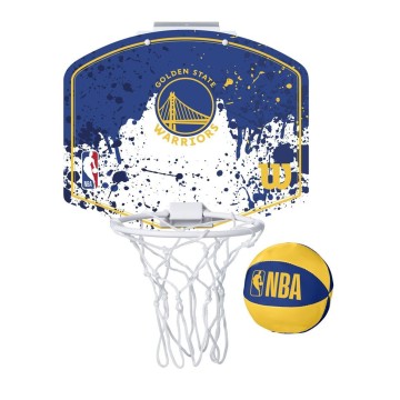 SET MINICANASTA WILSON TEAM MINI HOOP NBA WARRIORS