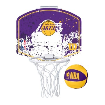 SET MINICANASTA WILSON NBA TEAM MINI HOOP LAKERS