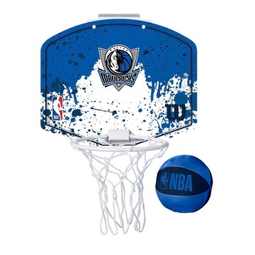 SET MINICANASTA WILSON NBA TEAM MINI HOOP MAVERICKS