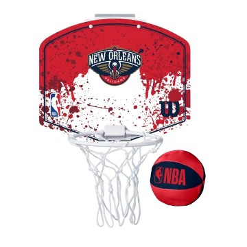 SET MINICANASTA WILSON TEAM MINI HOOP NBA PELICANS