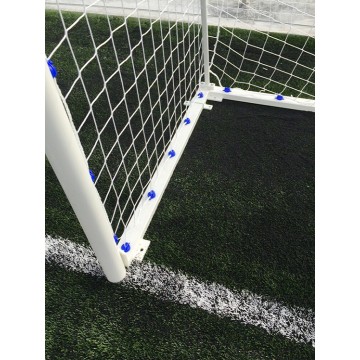 JUEGO PORTERÍAS FÚTBOL 11 METÁLICAS TRASLADABLES TUBO 100 MM REGLAMENTARIAS