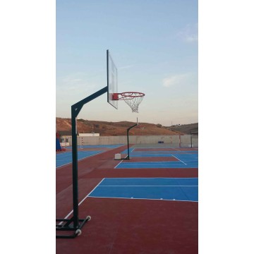 JGO CANASTAS MINIBASKET MONOTUBULAR CON RUEDAS -SIN TABLERO, ARO NI CONTRAPESO- USO PARTICULAR