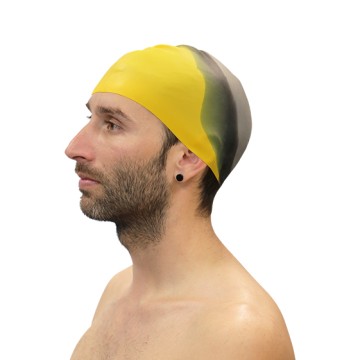 LOTE 10 GORROS NATACIÓN SILICONA MULTICOLOR SURTIDO