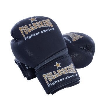 PAR DE GUANTES BOXEO FULLBOXING PIEL NATURAL CICLÓN