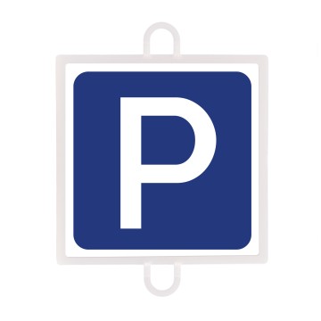 PANEL DE SEÑALIZACIÓN TRÁFICO DE INDICACIÓN Nº 4 (ESTACIONAMIENTO)