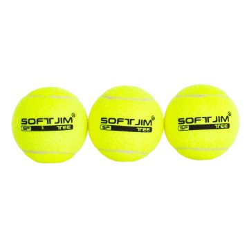 BOLSA 3 PELOTAS DE TENIS SOFTEE INICIACIÓN DELUXE