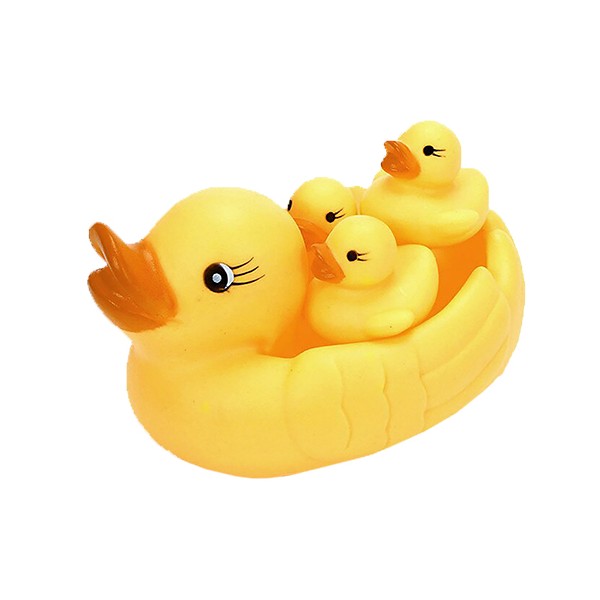 FAMILIA DE PATOS DE GOMA