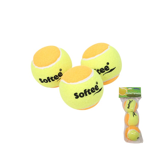 BOLSA 3 PELOTAS SOFTEE DE MINITENIS