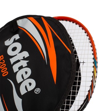 RAQUETA BADMINTON SOFTEE B2000 NARANJA