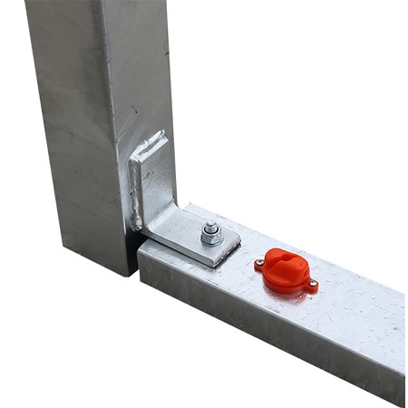 JUEGO PORTERÍAS GALVANIZADAS FÚTBOL SALA/BALONMANO METÁLICAS TRASLADABLES 80X80MM CON BASE 80X40MM JUEGO PORTERÍAS GALVANIZADAS FÚTBOL SALA/BALONMANO METÁLICAS TRASLADABLES 80X80MM CON BASE 80X40MM