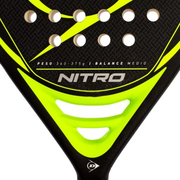 PALA PÁDEL DUNLOP NITRO YELLOW NH