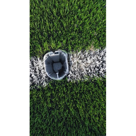 JUEGO PORTERÍAS ALUMINIO FÚTBOL 11 120X100 MM FIJAS