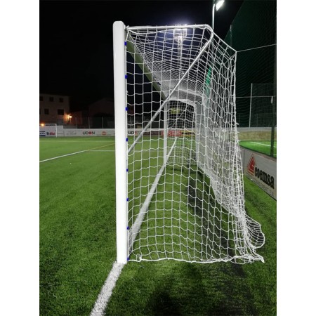 JUEGO PORTERÍAS ALUMINIO FÚTBOL 11 120X100 MM FIJAS