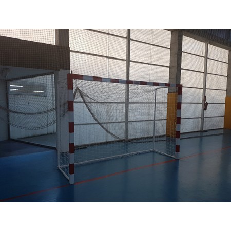 JUEGO DE 2 PORTERÍAS F.SALA/BALONMANO METÁLICAS TRASLADABLES 80X80MM CON BASE DE TUBO REDONDO JUEGO DE 2 PORTERÍAS F.SALA/BALONMANO METÁLICAS TRASLADABLES 80X80MM CON BASE DE TUBO REDONDO