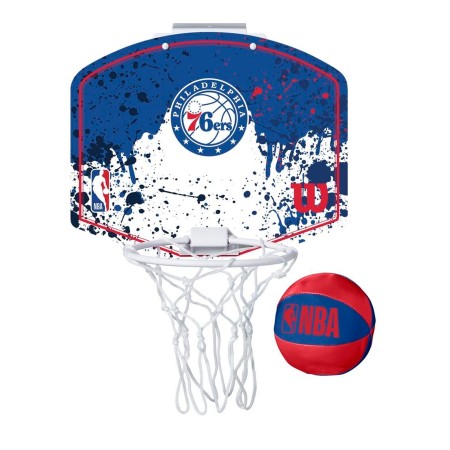 SET MINICANASTA WILSON NBA TEAM MINI HOOP 76ERS SET MINICANASTA WILSON NBA TEAM MINI HOOP 76ERS