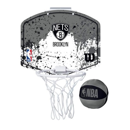 SET MINICANASTA WILSON TEAM MINI HOOP NBA NETS SET MINICANASTA WILSON TEAM MINI HOOP NBA NETS