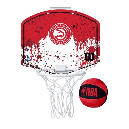 SET MINICANASTA WILSON NBA TEAM MINI HOOP HAWKS SET MINICANASTA WILSON NBA TEAM MINI HOOP HAWKS