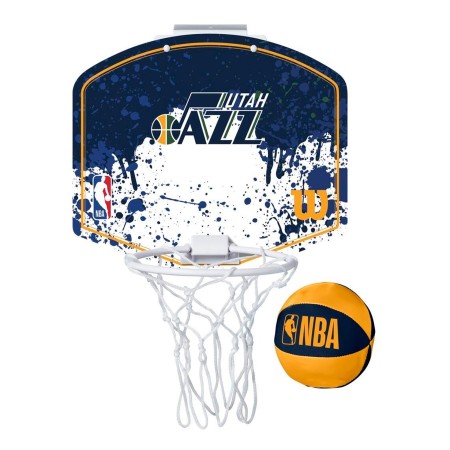 SET MINICANASTA WILSON NBA TEAM MINI HOOP JAZZ SET MINICANASTA WILSON NBA TEAM MINI HOOP JAZZ