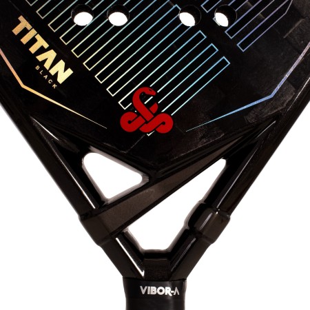 PACK PALA PÁDEL VIBOR-A TITAN 15K BLACK TWILL