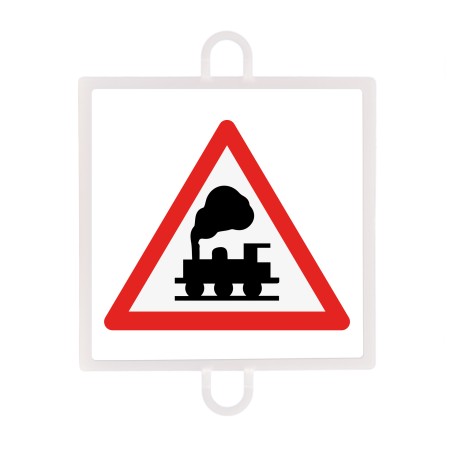 PANEL DE SEÑALIZACIÓN TRÁFICO DE PELIGRO Nº 4 (NIVEL SIN BARRERAS) PANEL DE SEÑALIZACIÓN TRÁFICO DE PELIGRO Nº 4 (NIVEL SIN BARRERAS)