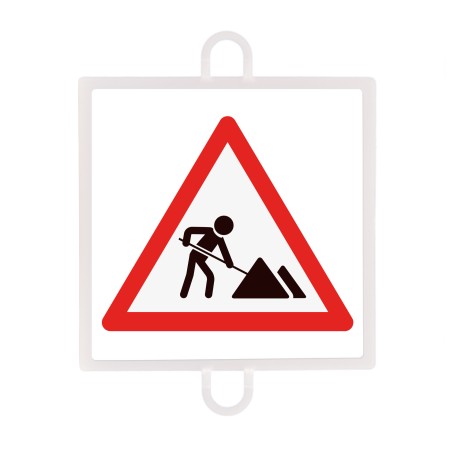 PANEL DE SEÑALIZACION TRAFICO DE PELIGRO Nº 7 (OBRAS) PANEL DE SEÑALIZACION TRAFICO DE PELIGRO Nº 7 (OBRAS)