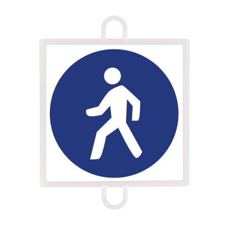 PANEL DE SEÑALIZACIÓN TRÁFICO DE OBLIGACIÓN Nº 3 (PEATONES) PANEL DE SEÑALIZACIÓN TRÁFICO DE OBLIGACIÓN Nº 3 (PEATONES)