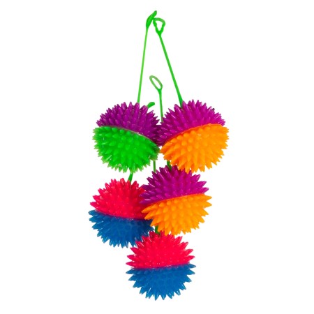 LOTE 5 PELOTAS LUMINOSA MASAJE 7CM LOTE 5 PELOTAS LUMINOSA MASAJE 7CM