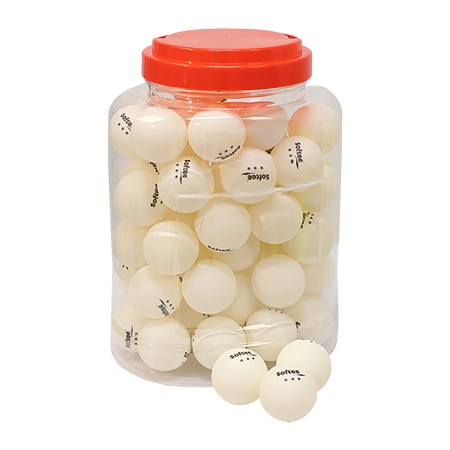TARRO 60 PELOTAS TENIS DE MESA SOFTEE 40MM TARRO 60 PELOTAS TENIS DE MESA SOFTEE 40MM