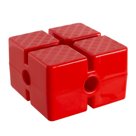 LADRILLO CUADRADO CON SOPORTE PARA PICA Y ARO