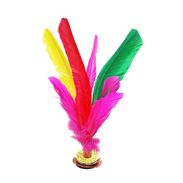 LOTE 5 INDIAKAS FÚTBOL PLUMA 21CM