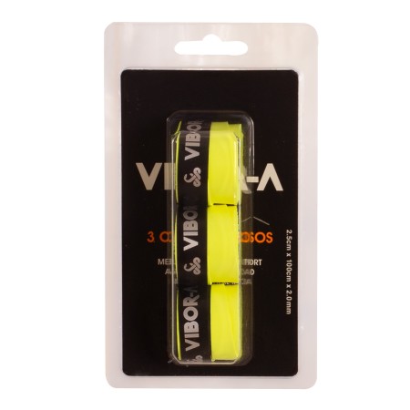 BLISTER 3 OVERGRIPS LISOS PRO VIBOR-A