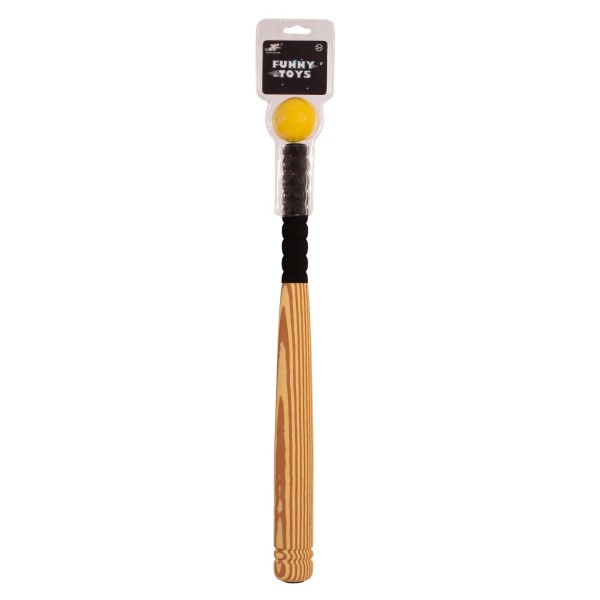 BATE CON PELOTA BÉISBOL SOFTEE "WOOD"
