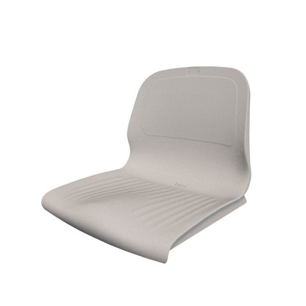 ASIENTO PVC CON RESPALDO SPARK CR M4 BLANCO