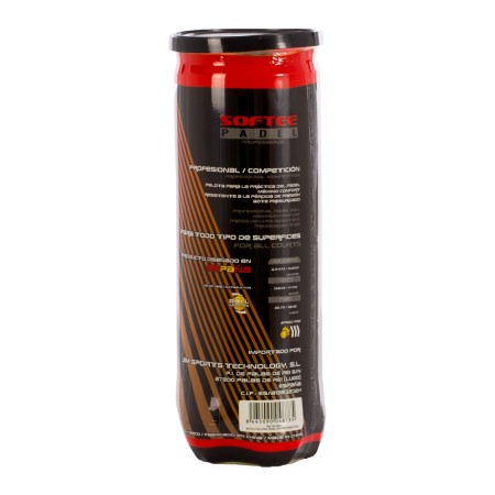 BOTE 3 PELOTAS PADEL SOFTEE SPEED PRO BOTE 3 PELOTAS PADEL SOFTEE SPEED PRO
