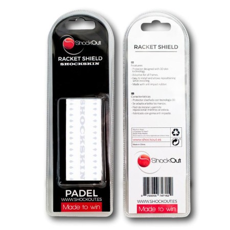PROTECTOR SHOCKOUT PÁDEL TRANSPARENTE SHOCKSKIN