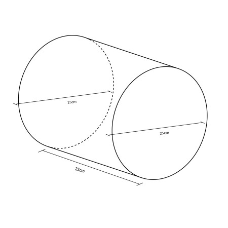 FIGURA MINI CILINDRO 25X25CM Ø