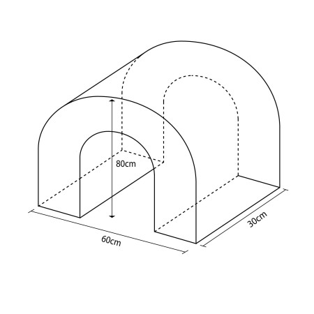 FIGURA ARCO 80X60X30CM