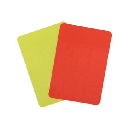 SET TARJETA ÁRBITRO COLOR ROJA /AMARILLA SET TARJETA ÁRBITRO COLOR ROJA /AMARILLA