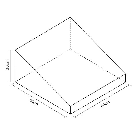 FIGURA RAMPA PEQUEÑA 60X60X30CM