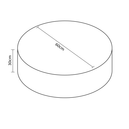 FIGURA CÍRCULO 30X60CM Ø