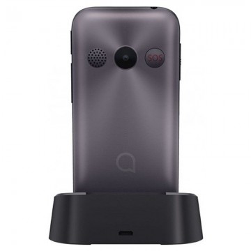 Teléfono Móvil Alcatel 2019G para Personas Mayores/ Gris Metal