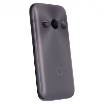 Teléfono Móvil Alcatel 2019G para Personas Mayores/ Gris Metal