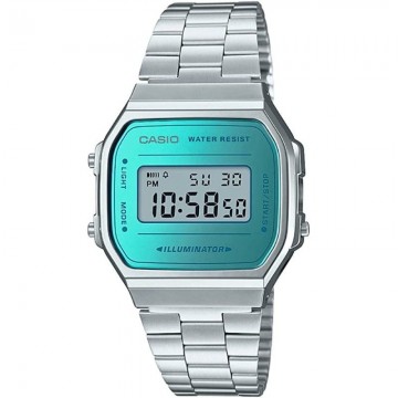 Reloj Digital Casio Vintage Iconic A168WEM-2EF/ 38mm/ Plata y Azul