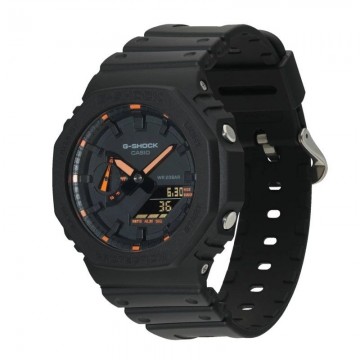 Reloj Analógico Digital Casio G-Shock GA-2100-1A4ER/ 49mm/ Negro y Naranja