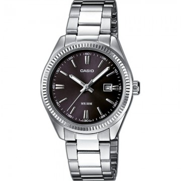 Reloj Analógico Casio Collection Women LTP-1302PD-1A1VEF/ 34 mm/ Plata y Negro