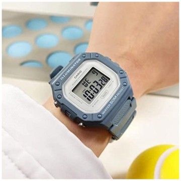 Reloj Digital Casio Collection W-218HC-2AVEF/ 44mm/ Azul